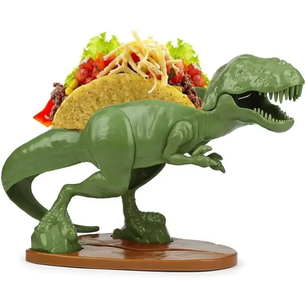 Funwares TACOsaurus Rex Sculpted Dinosaur Taco & Snack Holder